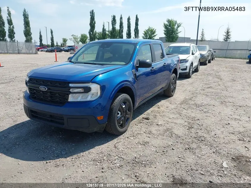 2024 Ford Maverick Xl VIN: 3FTTW8B9XRRA05483 Lot: 12615719