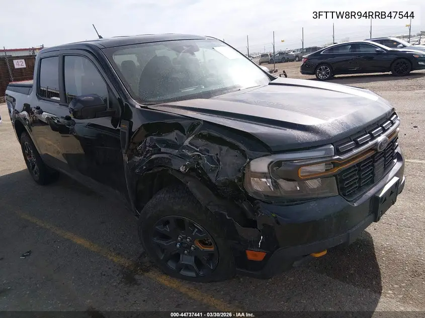 2024 Ford Maverick Lariat VIN: 3FTTW8R94RRB47544 Lot: 44737441