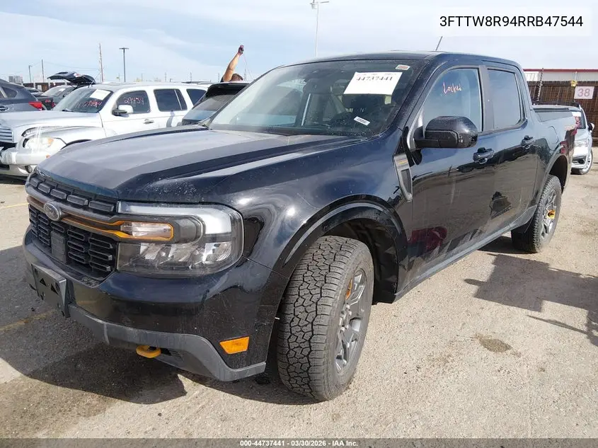 2024 Ford Maverick Lariat VIN: 3FTTW8R94RRB47544 Lot: 44737441