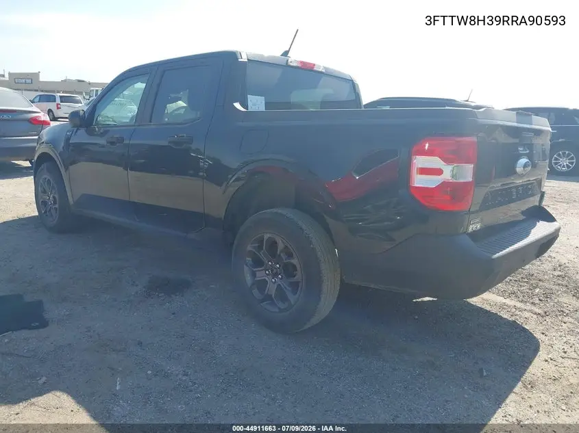 2024 Ford Maverick Xlt VIN: 3FTTW8H39RRA90593 Lot: 44911663