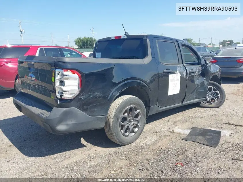 2024 Ford Maverick Xlt VIN: 3FTTW8H39RRA90593 Lot: 44911663