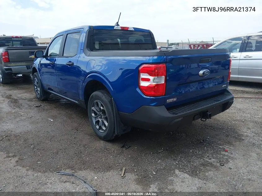 2024 Ford Maverick Xlt VIN: 3FTTW8J96RRA21374 Lot: 45261341