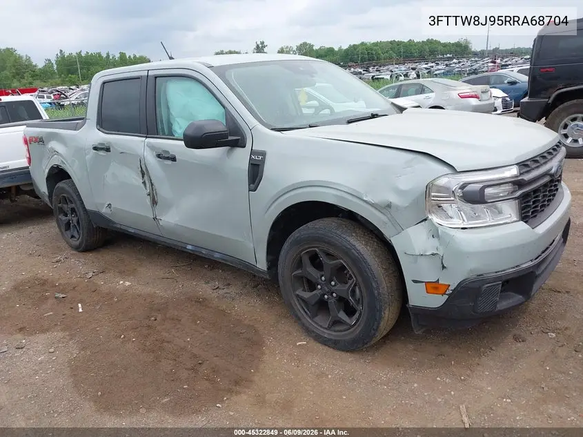 2024 Ford Maverick Xlt VIN: 3FTTW8J95RRA68704 Lot: 45322849