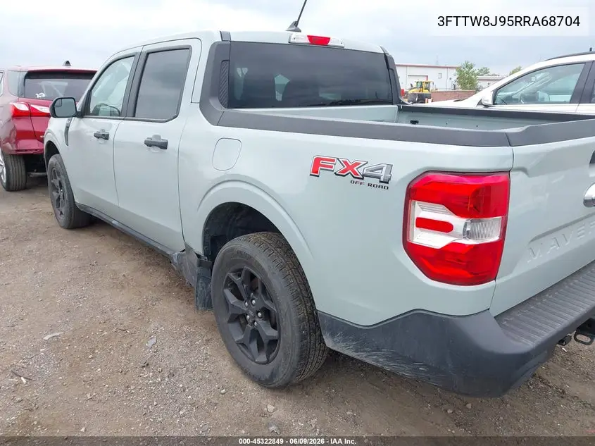 2024 Ford Maverick Xlt VIN: 3FTTW8J95RRA68704 Lot: 45322849