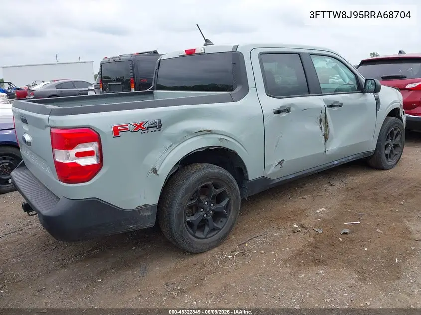 2024 Ford Maverick Xlt VIN: 3FTTW8J95RRA68704 Lot: 45322849