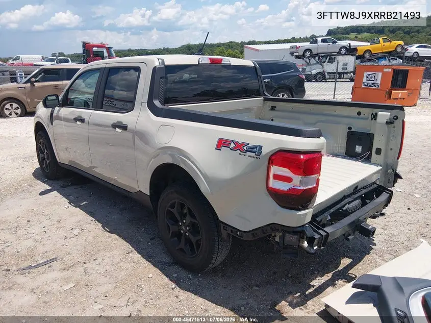 2024 Ford Maverick Xlt VIN: 3FTTW8J9XRRB21493 Lot: 45471513