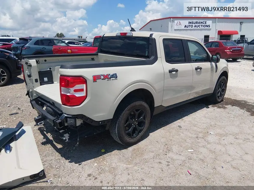 2024 Ford Maverick Xlt VIN: 3FTTW8J9XRRB21493 Lot: 45471513