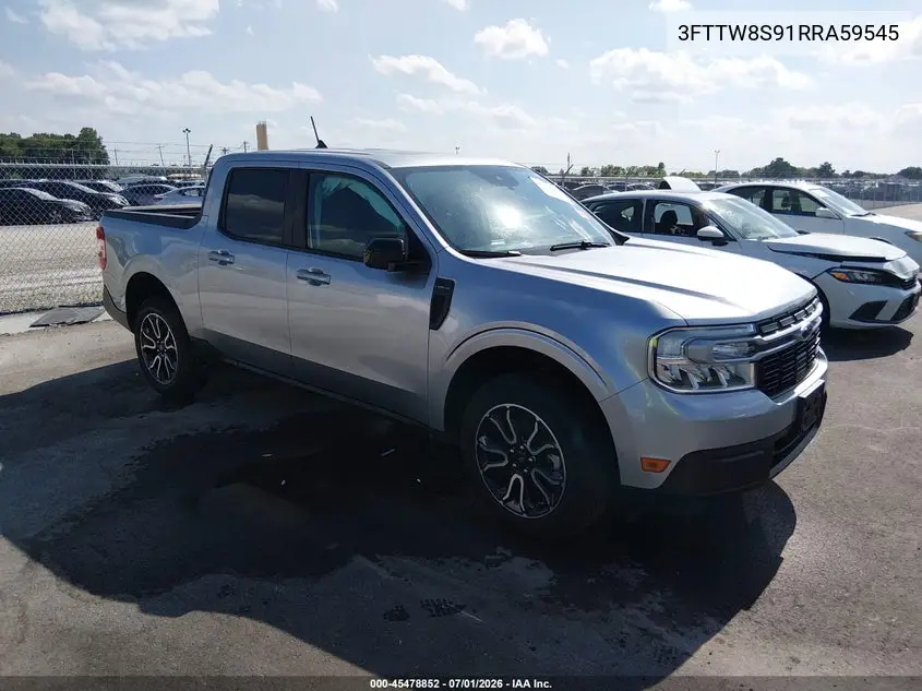 2024 Ford Maverick Lariat VIN: 3FTTW8S91RRA59545 Lot: 45478852