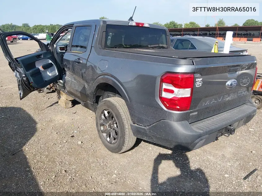 2024 Ford Maverick Xlt VIN: 3FTTW8H30RRA65016 Lot: 45514050