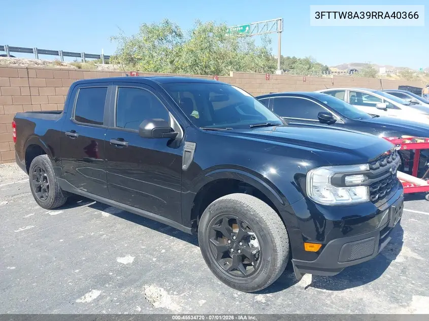 2024 Ford Maverick Xl VIN: 3FTTW8A39RRA40366 Lot: 45534720