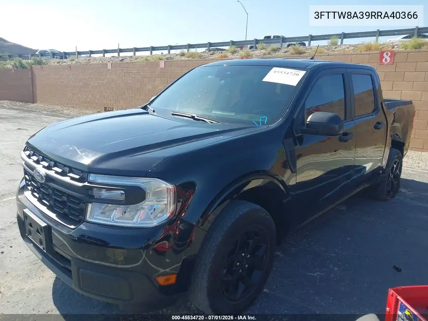 2024 Ford Maverick Xl VIN: 3FTTW8A39RRA40366 Lot: 45534720