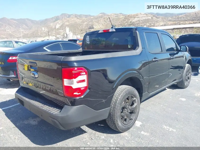 2024 Ford Maverick Xl VIN: 3FTTW8A39RRA40366 Lot: 45534720