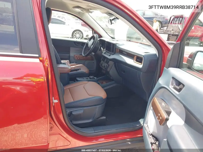 2024 Ford Maverick Lariat VIN: 3FTTW8M39RRB38714 Lot: 45537457