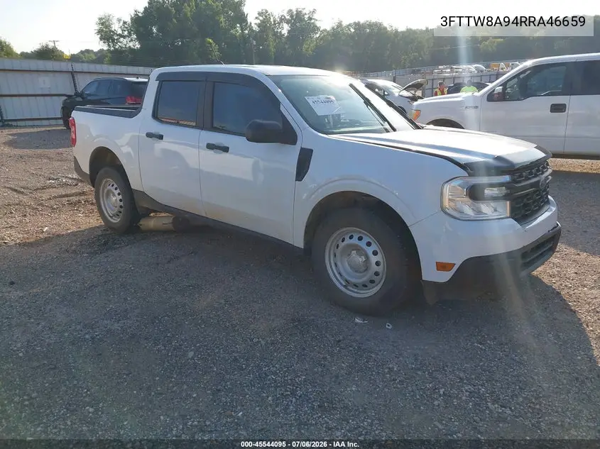 2024 Ford Maverick Xl VIN: 3FTTW8A94RRA46659 Lot: 45544095