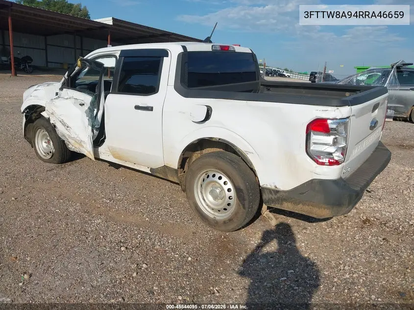 2024 Ford Maverick Xl VIN: 3FTTW8A94RRA46659 Lot: 45544095