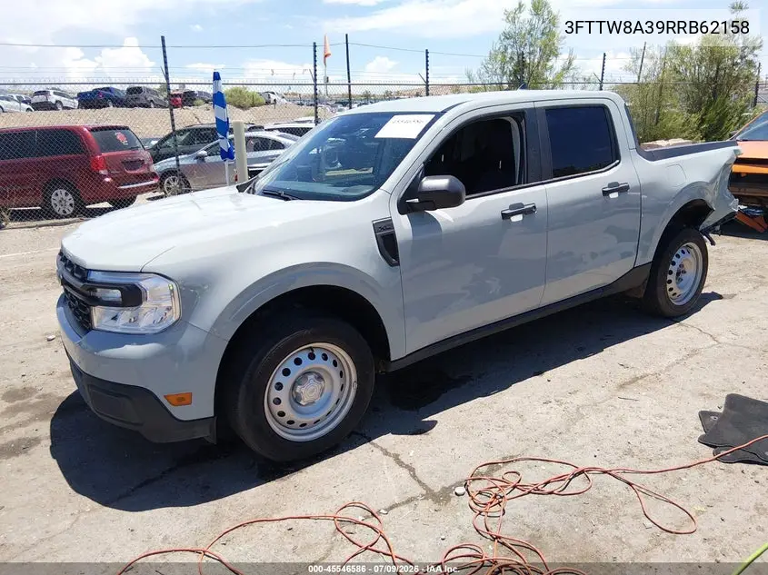 2024 Ford Maverick Xl VIN: 3FTTW8A39RRB62158 Lot: 45546586