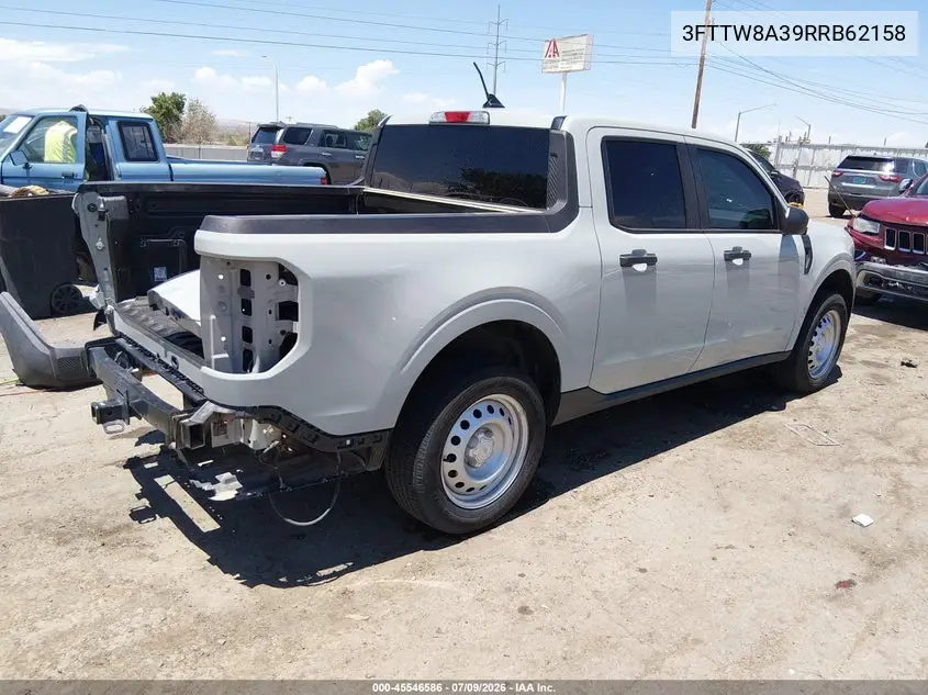 2024 Ford Maverick Xl VIN: 3FTTW8A39RRB62158 Lot: 45546586