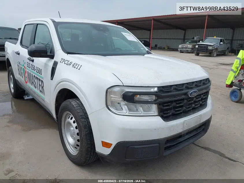2024 Ford Maverick Xl VIN: 3FTTW8A99RRA43529 Lot: 45550423