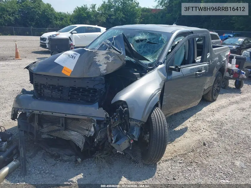2024 Ford Maverick Xlt VIN: 3FTTW8H96RRB16412 Lot: 45556285
