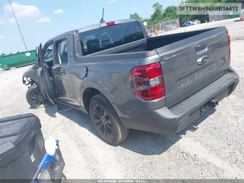 2024 Ford Maverick Xlt VIN: 3FTTW8H96RRB16412 Lot: 45556285