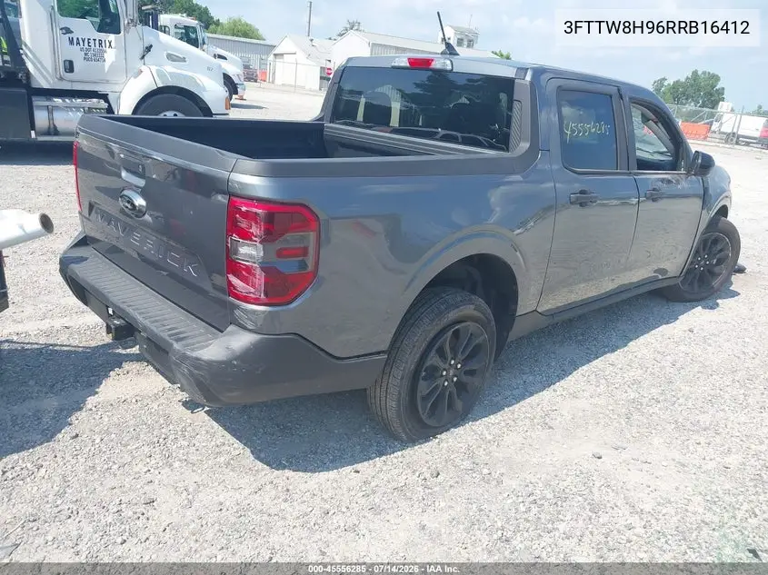 2024 Ford Maverick Xlt VIN: 3FTTW8H96RRB16412 Lot: 45556285