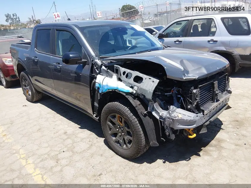 2024 Ford Maverick Lariat VIN: 3FTTW8R90RRB63434 Lot: 45572350