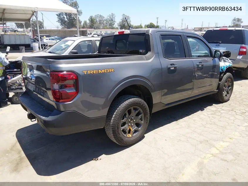 2024 Ford Maverick Lariat VIN: 3FTTW8R90RRB63434 Lot: 45572350