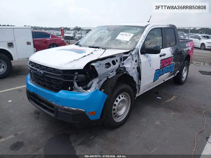 2024 Ford Maverick Xl VIN: 3FTTW8A36RRB50808 Lot: 45579274