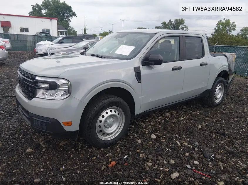 2024 Ford Maverick Xl VIN: 3FTTW8A3XRRA94582 Lot: 45593304