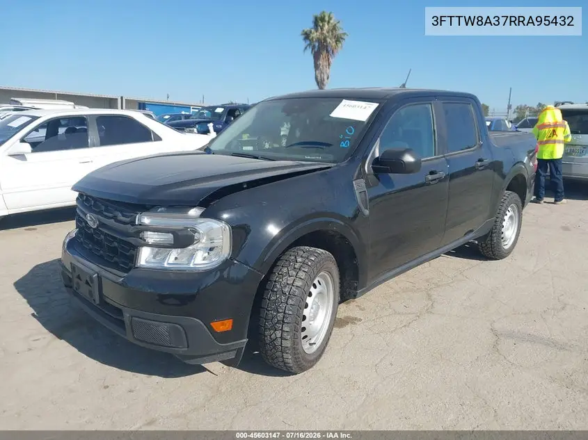 2024 Ford Maverick Xl VIN: 3FTTW8A37RRA95432 Lot: 45603147