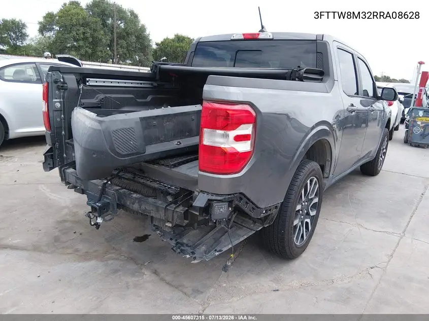 2024 Ford Maverick Lariat VIN: 3FTTW8M32RRA08628 Lot: 45607315
