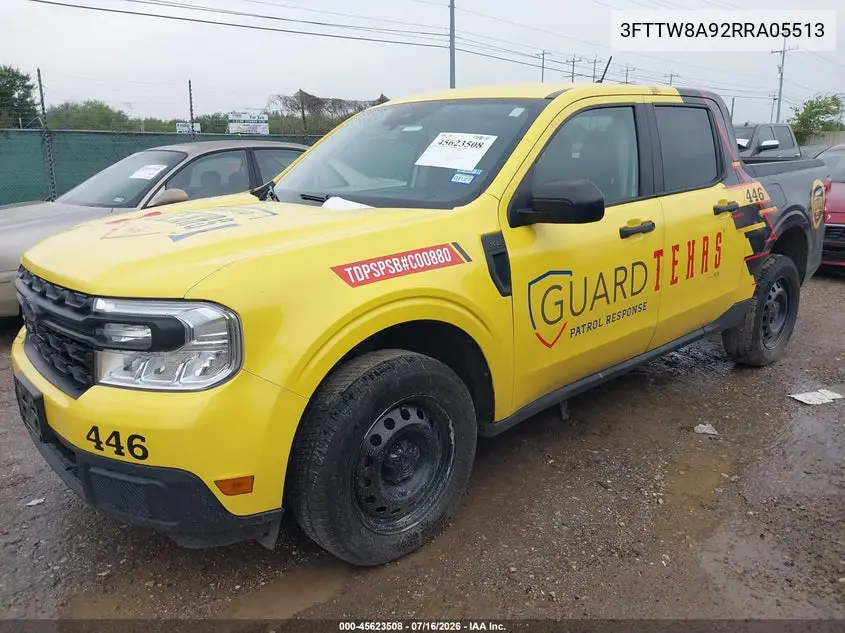 2024 Ford Maverick Xl VIN: 3FTTW8A92RRA05513 Lot: 45623508