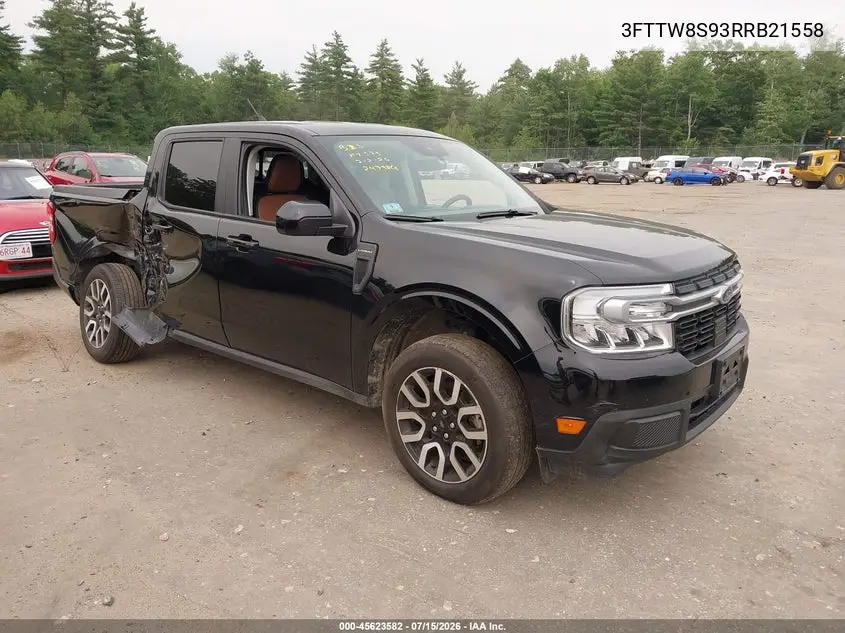 2024 Ford Maverick Lariat VIN: 3FTTW8S93RRB21558 Lot: 45623582