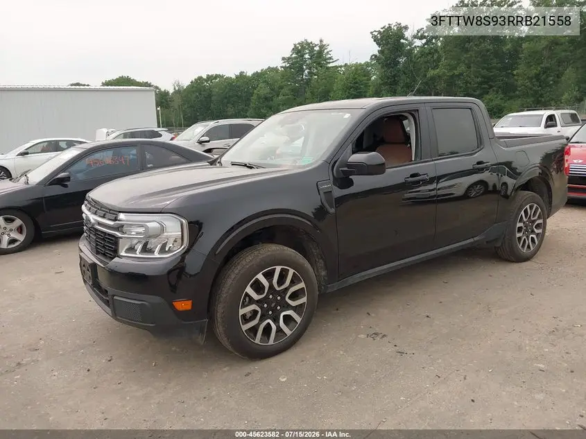 2024 Ford Maverick Lariat VIN: 3FTTW8S93RRB21558 Lot: 45623582