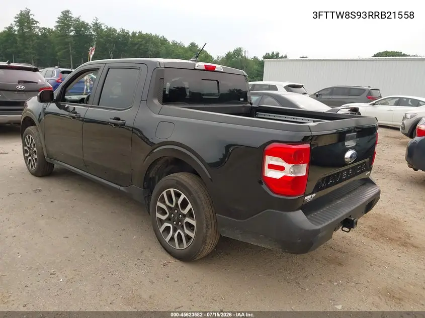 2024 Ford Maverick Lariat VIN: 3FTTW8S93RRB21558 Lot: 45623582