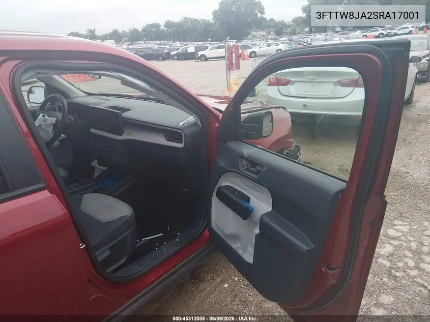 2025 Ford Maverick Xlt VIN: 3FTTW8JA2SRA17001 Lot: 45312088