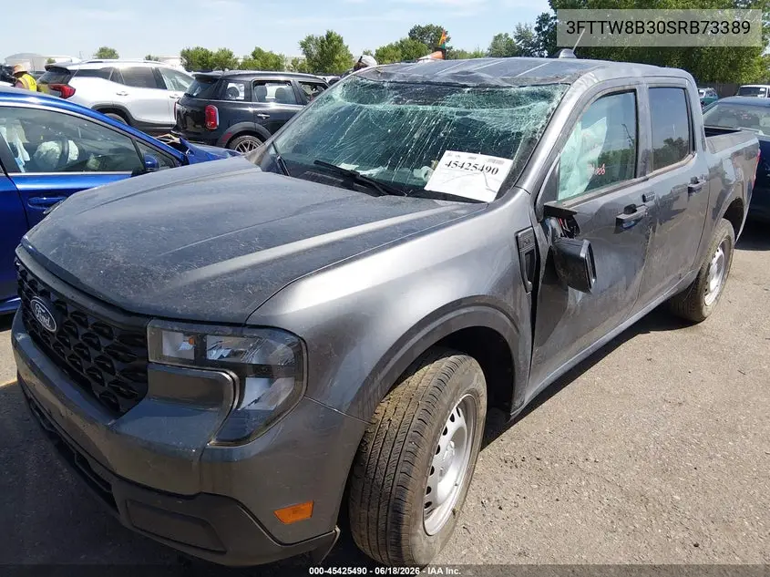 2025 Ford Maverick Xl VIN: 3FTTW8B30SRB73389 Lot: 45425490