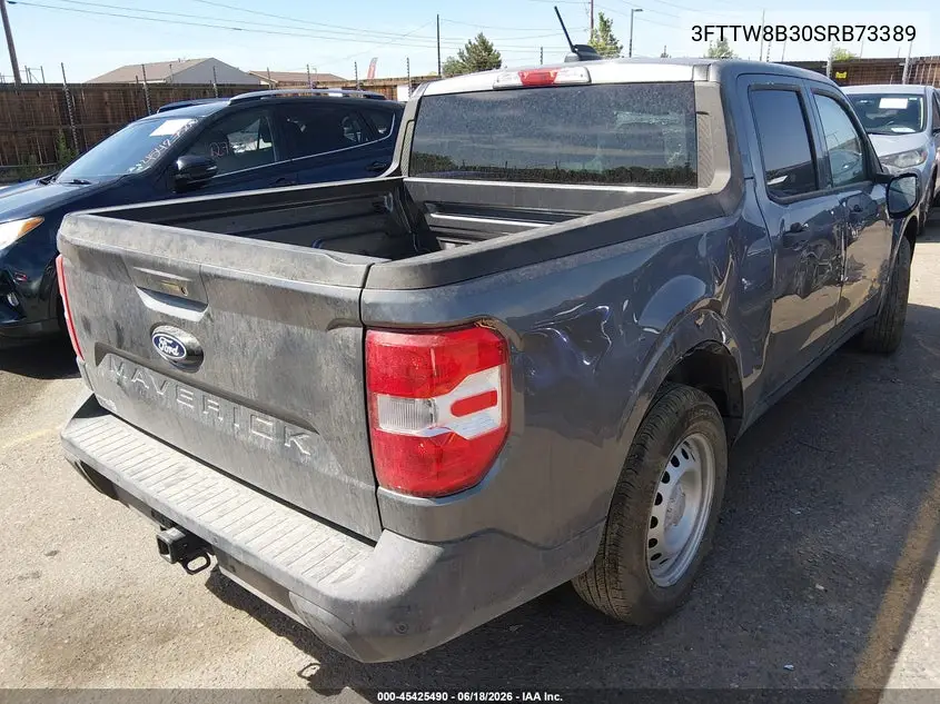 2025 Ford Maverick Xl VIN: 3FTTW8B30SRB73389 Lot: 45425490