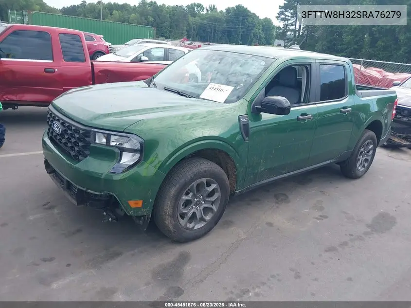2025 Ford Maverick Xlt VIN: 3FTTW8H32SRA76279 Lot: 45451676