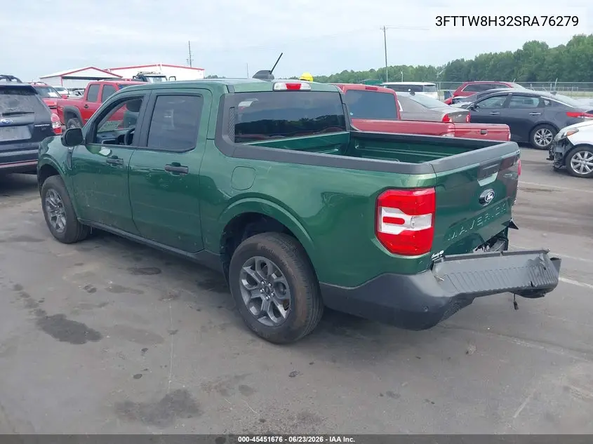 2025 Ford Maverick Xlt VIN: 3FTTW8H32SRA76279 Lot: 45451676