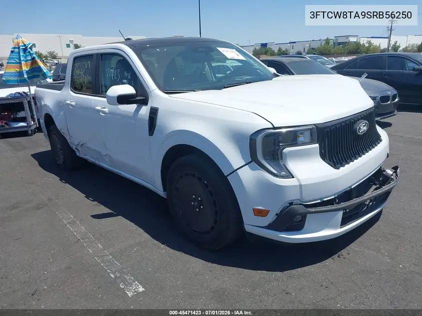 2025 Ford Maverick Lobo Standard VIN: 3FTCW8TA9SRB56250 Lot: 45471423