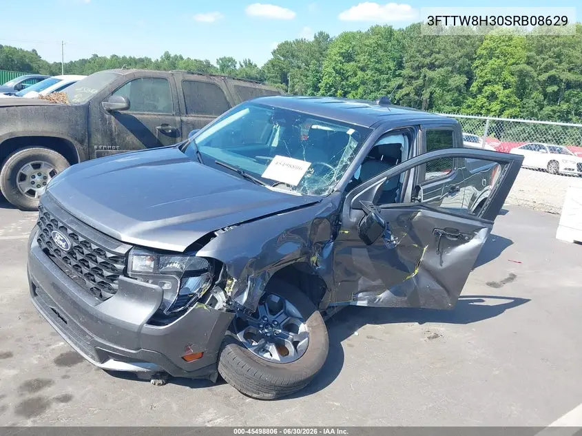 2025 Ford Maverick Xlt VIN: 3FTTW8H30SRB08629 Lot: 45498806