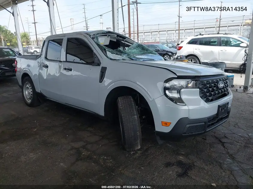 2025 Ford Maverick Xl VIN: 3FTTW8A37SRA14354 Lot: 45501200