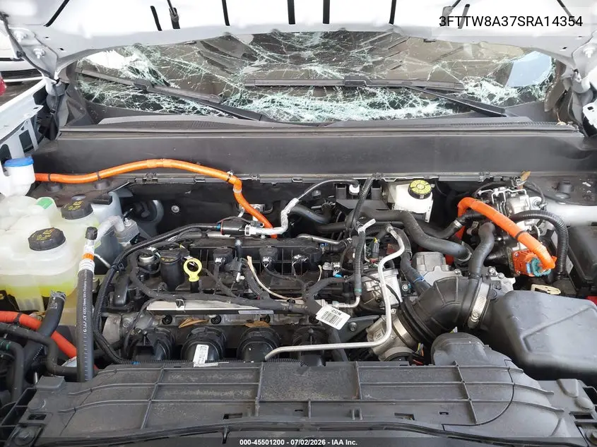 2025 Ford Maverick Xl VIN: 3FTTW8A37SRA14354 Lot: 45501200