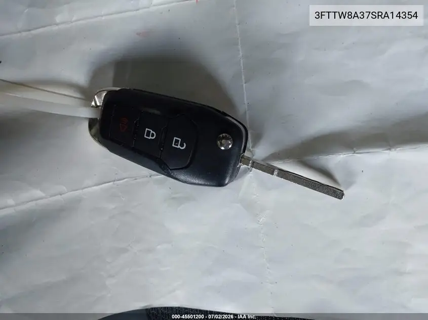 2025 Ford Maverick Xl VIN: 3FTTW8A37SRA14354 Lot: 45501200