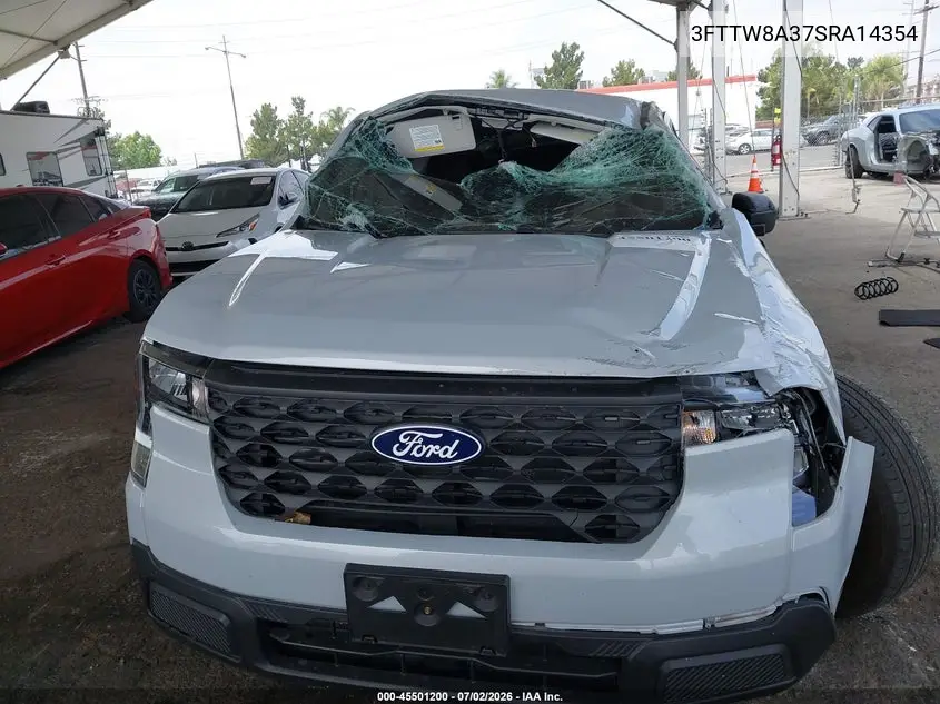 2025 Ford Maverick Xl VIN: 3FTTW8A37SRA14354 Lot: 45501200