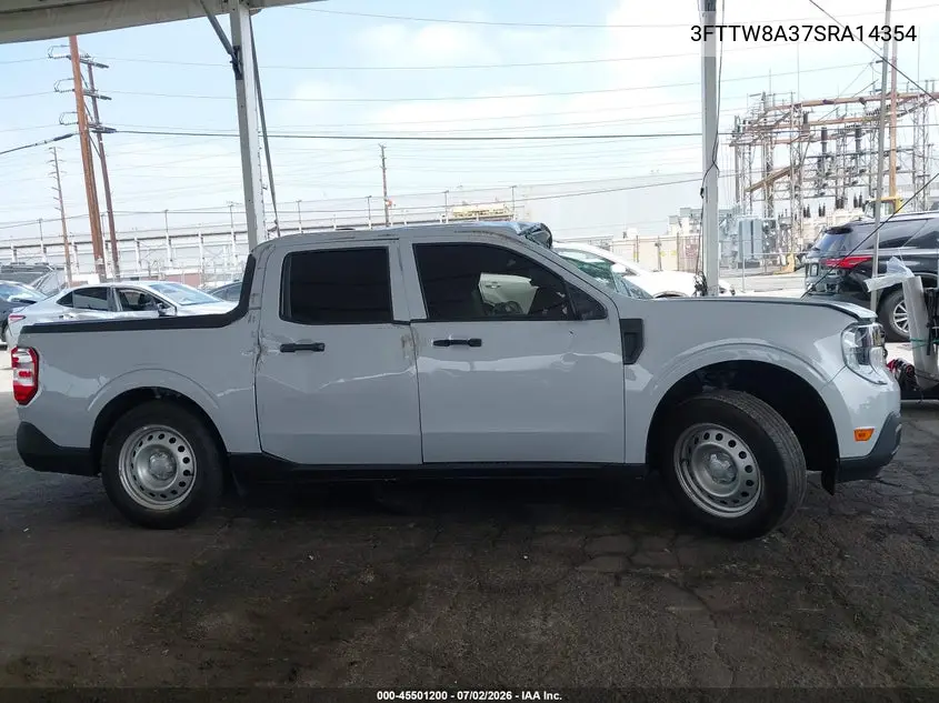 2025 Ford Maverick Xl VIN: 3FTTW8A37SRA14354 Lot: 45501200