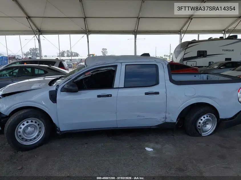 2025 Ford Maverick Xl VIN: 3FTTW8A37SRA14354 Lot: 45501200