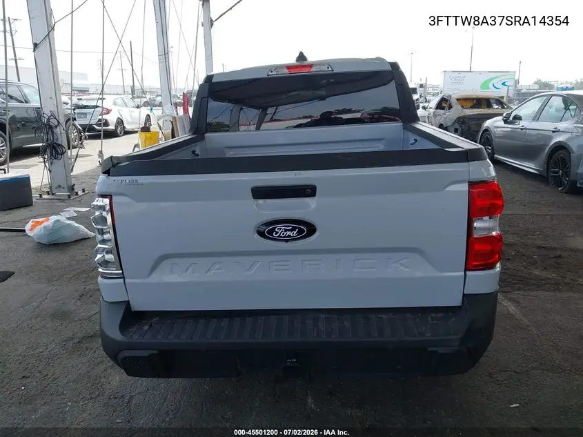 2025 Ford Maverick Xl VIN: 3FTTW8A37SRA14354 Lot: 45501200