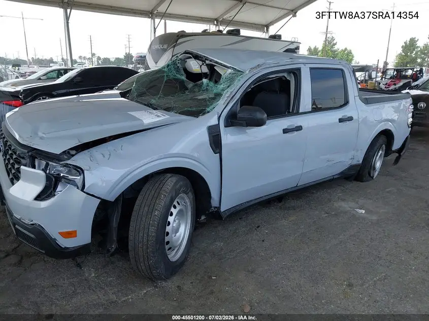 2025 Ford Maverick Xl VIN: 3FTTW8A37SRA14354 Lot: 45501200